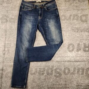 Koton Jeans Men's Size 32x28 Blue Reguler Straight Cut Tapered stretch‎